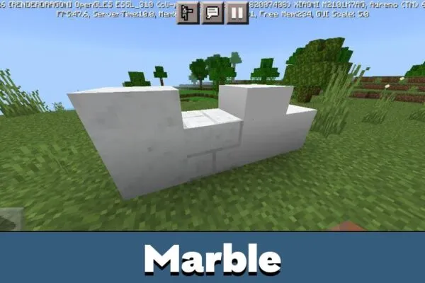 Marble in Decocraft Mod for Minecraft PE