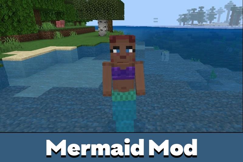 Download Mermaid Mod for Minecraft PE Mermaid Mod for MCPE