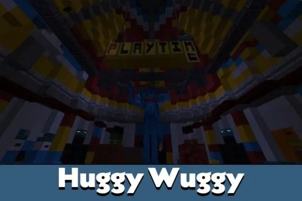 Huggy Wuggy in Map for Minecraft PE