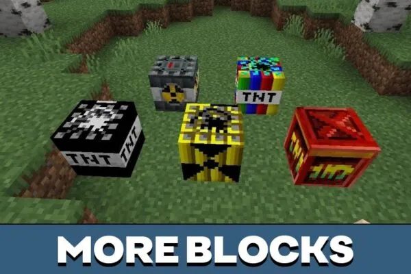 More Blocks from TNT Mod for Minecraft PE