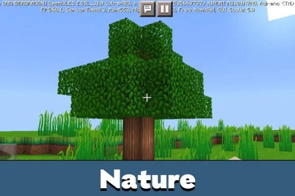 Nature in Dragon Dance Texture Pack for Minecraft PE