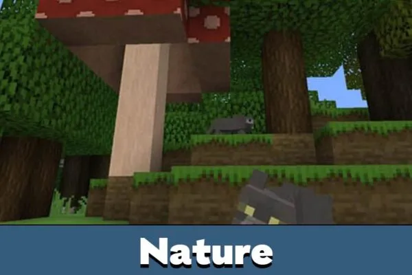 Nature in Smooth Texture Pack for Minecraft PE