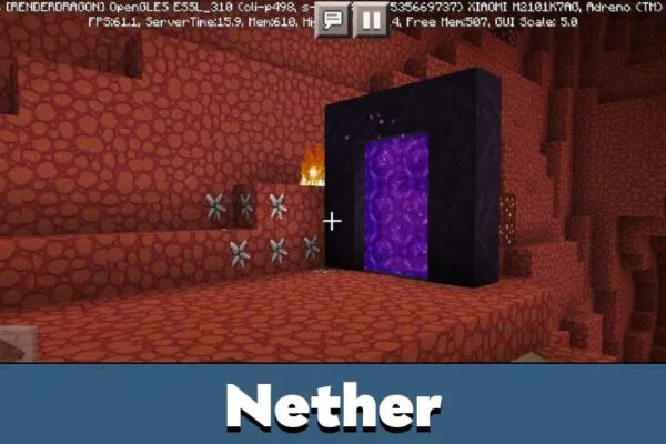 Nether in Dragon Dance Texture Pack for Minecraft PE