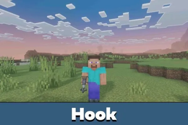 Hook from Ninja Mod for Minecraft Bedrock