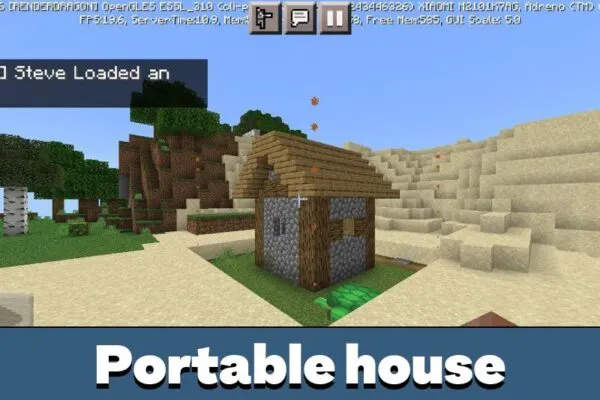 Portable House in House Mod for Minecraft PE