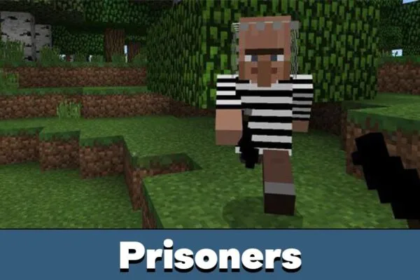 Prisoners in Bandits Mod for Minecraft PE