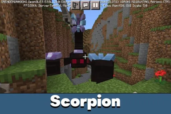 Scorpion in Hunter Mod for Minecraft PE