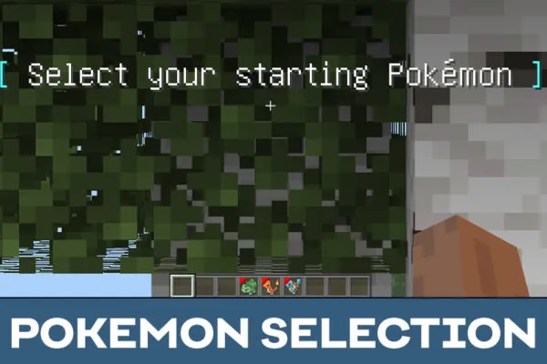 Poketmon selection Mod for Minecraft PE