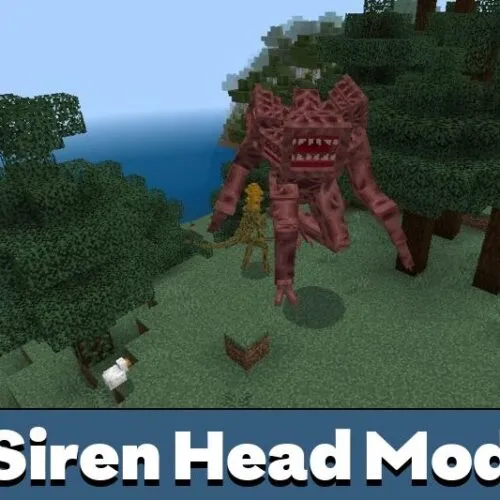 Siren Head Mod for Minecraft PE