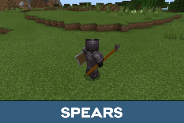 Spear Dual Wield Mod for Minecraft PE