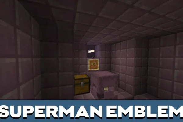 Superman emblem Mod for Minecraft PE