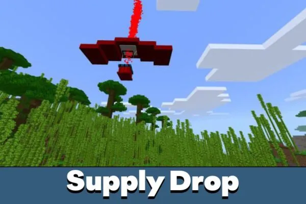 Supply Drop in PUBG Mod for Minecraft PE