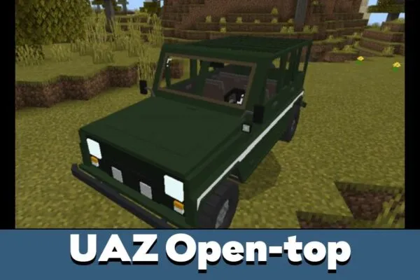 UAZ in PUBG Mod for Minecraft PE