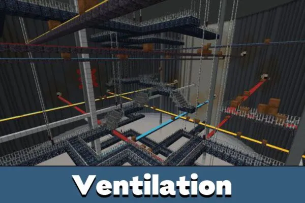 Ventilation in Huggy Wuggy Map for Minecraft PE