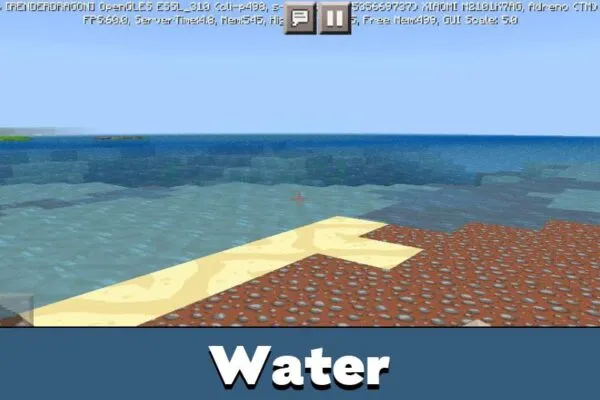 Water in Dragon Dance Texture Pack for Minecraft PE