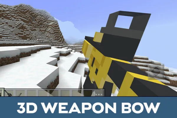 3D Weapon Texture Pack for Minecraft PE