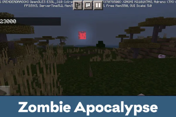 Zombie apocalypse in Texture Pack for Minecraft PE