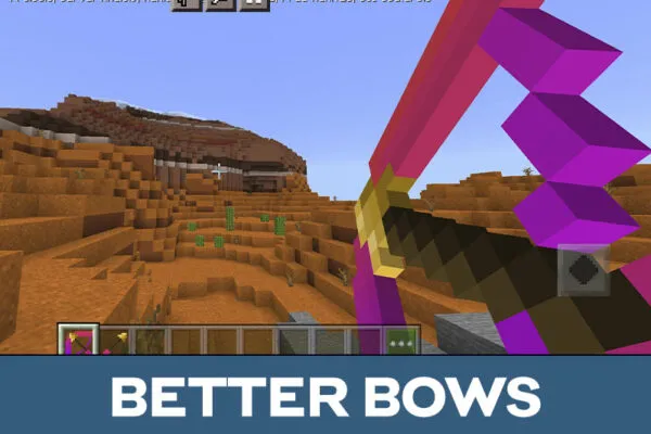 Better Bow Texture Pack for Minecraft PE