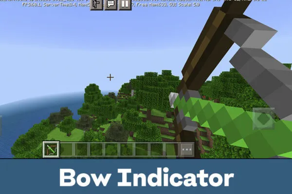 Bow indicator Texture Pack for Minecraft PE