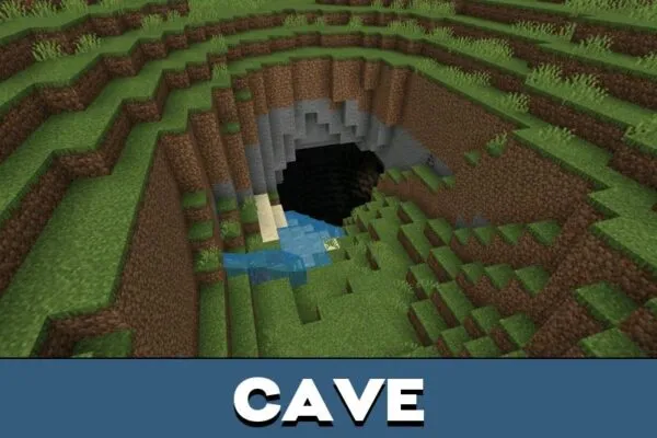Cave from Natural Disaster Mod for Minecraft PE