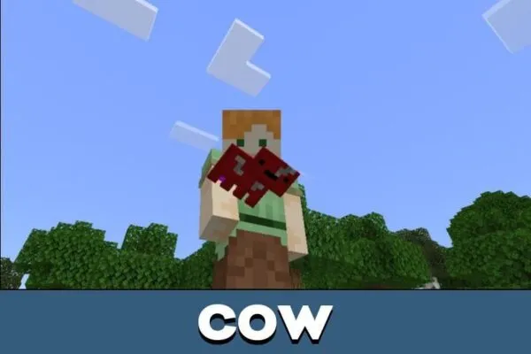 Cow from Inventory Pets Mod for Minecraft PE