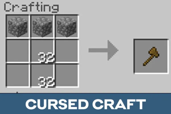 Craft in Cursed Texture Pack for Minecraft PE