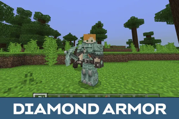 Diamond Armor Texture Pack for Minecraft PE