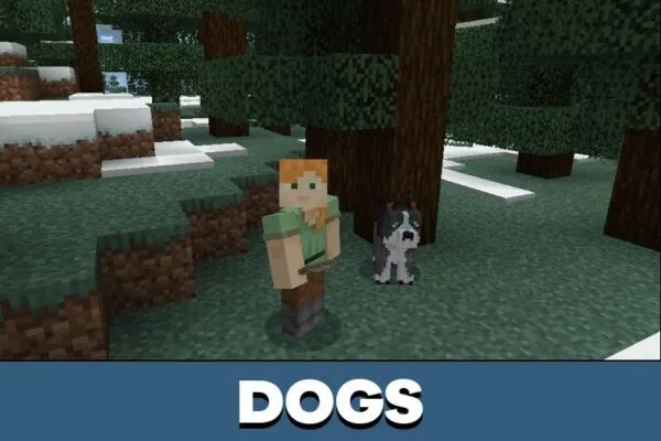Dogs from Cat Mod for Minecraft PE