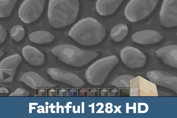 Hd in Faithful 128x128 Texture Pack for Minecraft PE