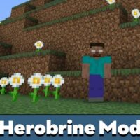 Herobrine HD skin » Best mods, textures and maps for Minecraft PE