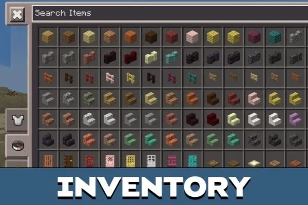 Inventory from Old Texture Pack for Minecraft PE