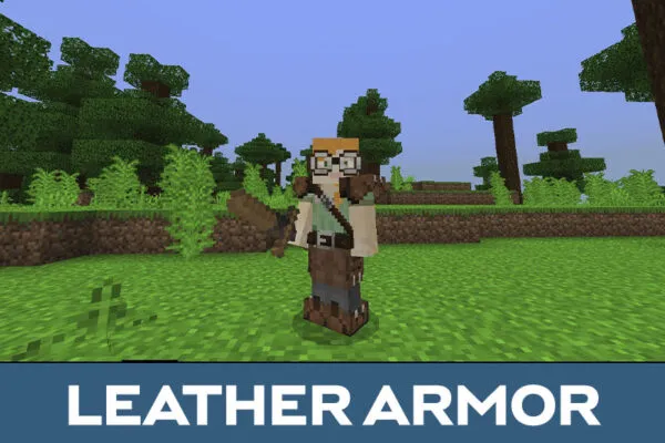 Leather Armor Texture Pack for Minecraft PE