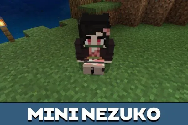 Mini Nezuko Mod for Minecraft PE