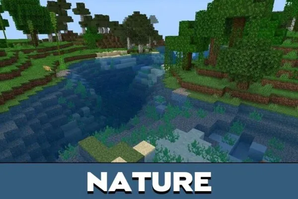 Nature from Better Vanilla Texture Pack for Minecraft PE