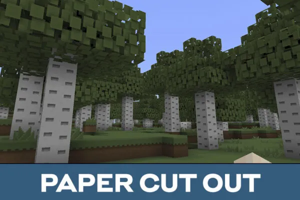 Paper cut 16x Texture Pack for Minecraft PE