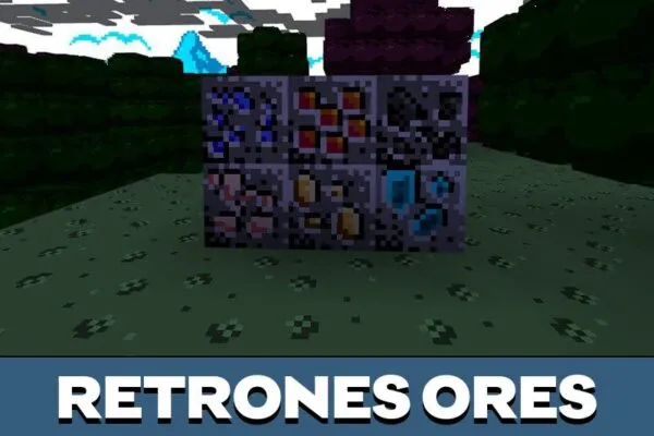 Ore in Retrones Texture Pack for Minecraft PE