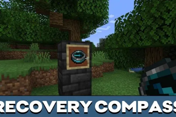 Recovery Compass in Minecraft PE 1.19