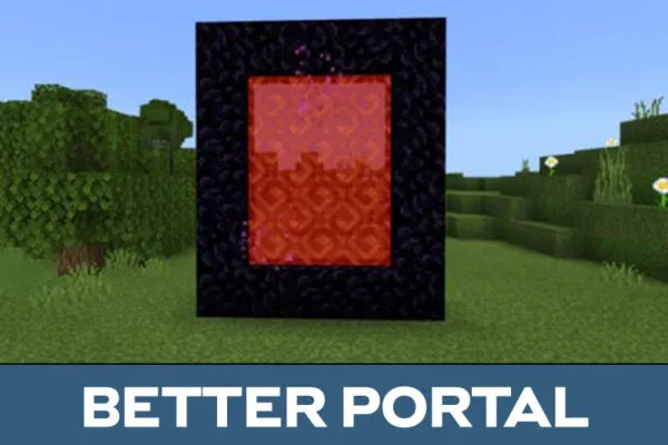 Portal in Better Vanilla Texture Pack for Minecraft PE