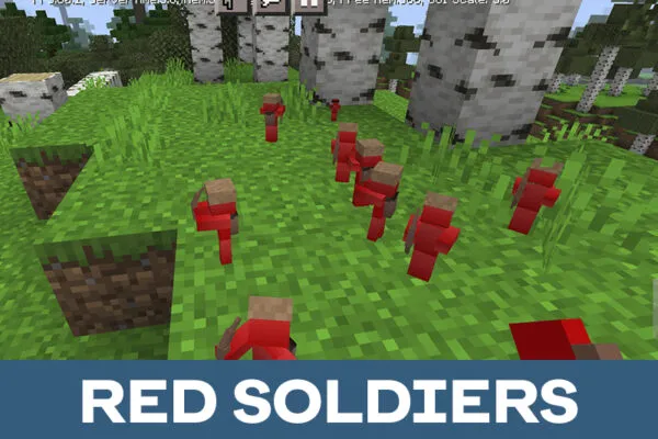 Red Clay Soldiers Mod for Minecraft PE