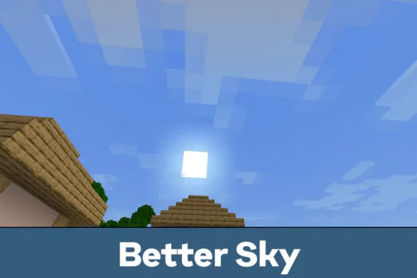 Better sky in Shaderless Shaders for Minecraft PE