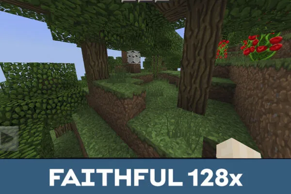 World in Faithful 128x128 Texture Pack for Minecraft PE