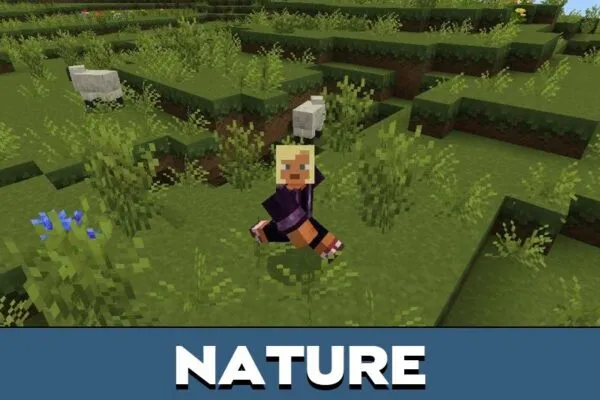 Nature from Vibrant Shaders for Minecraft PE