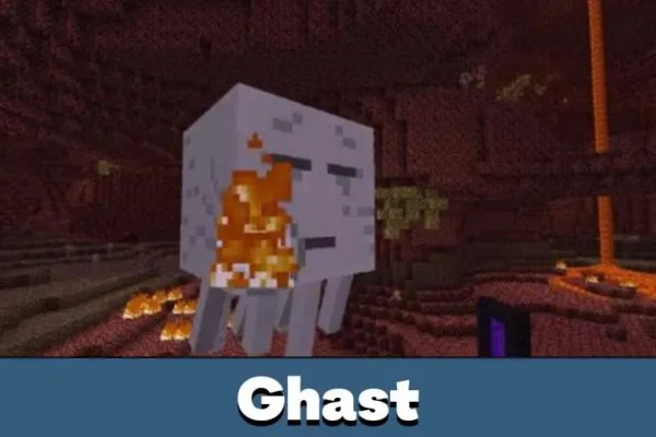 Ghast in Minecraft PE 0.12