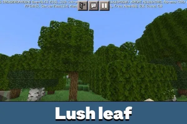 Lush Leaf in Better Foliage Texture Pack for Minecraft PE