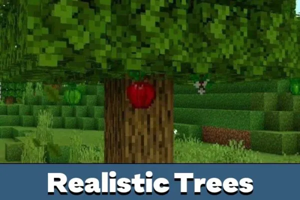 Tree in Better Foliage Texture Pack for Minecraft PE