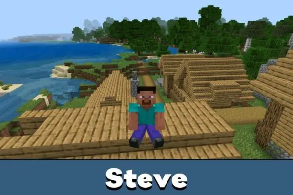 Steve from Sit Mod for Minecraft Bedrock