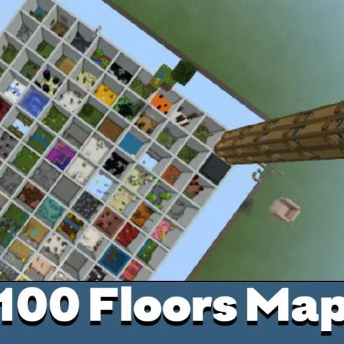 100 Floors Map for Minecraft PE