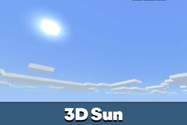 3D Sun from Sun Mod for Minecraft PE