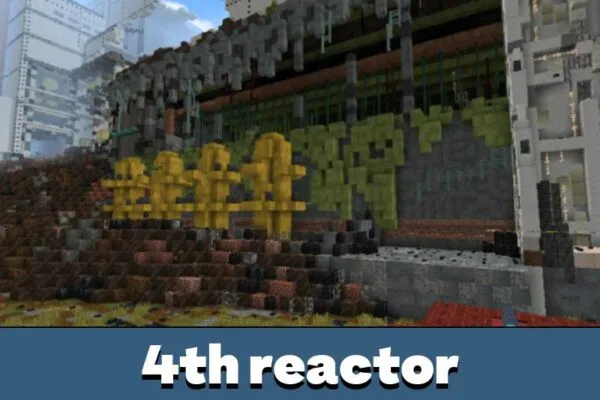 4th Reactor from Chernobyl City Map for Minecraft PE