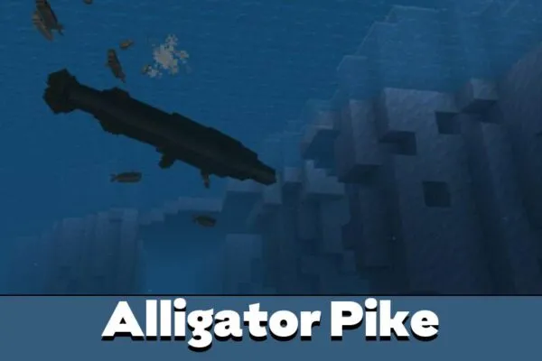 Alligator Pike from River Monsters Mod for Minecraft PE